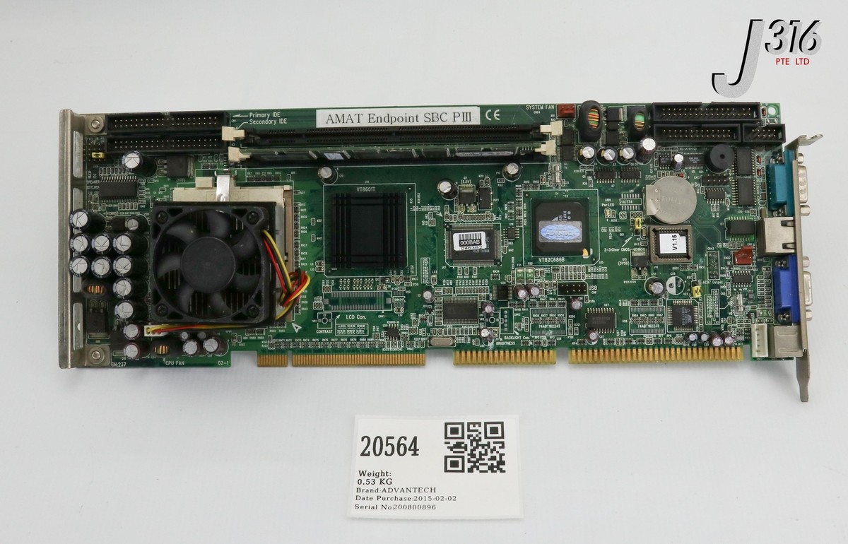 20564 ADVANTECH PCB, SINGLE BOARD COMPUTER ISA/PCI PCA-6003VE | eBay