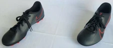 Youth Size 6Y Black Red Nike Mercurial Vapor 13 Club FG Soccer Cleats AT8161-060