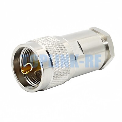Connettore UHF Maschio PL259 A 90 Gradi Per LMR400, RG8, RG213 - Il Miglior Prezzo