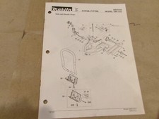 MAKITA 12" AND 14" POWER CUTTER MODELS DPC7310 AND DPC7311 PARTS BREAKDOWN