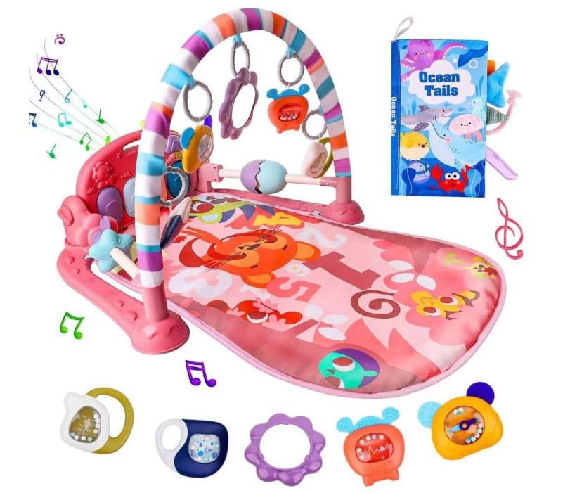 Baby Gyms Play Mats, Infant Play Mat and Activity Gym, Baby Play Piano Gym Mat