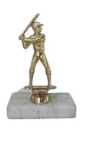 Vintage Non-Ferrous Metal Baseball/Softball Trophy 5
