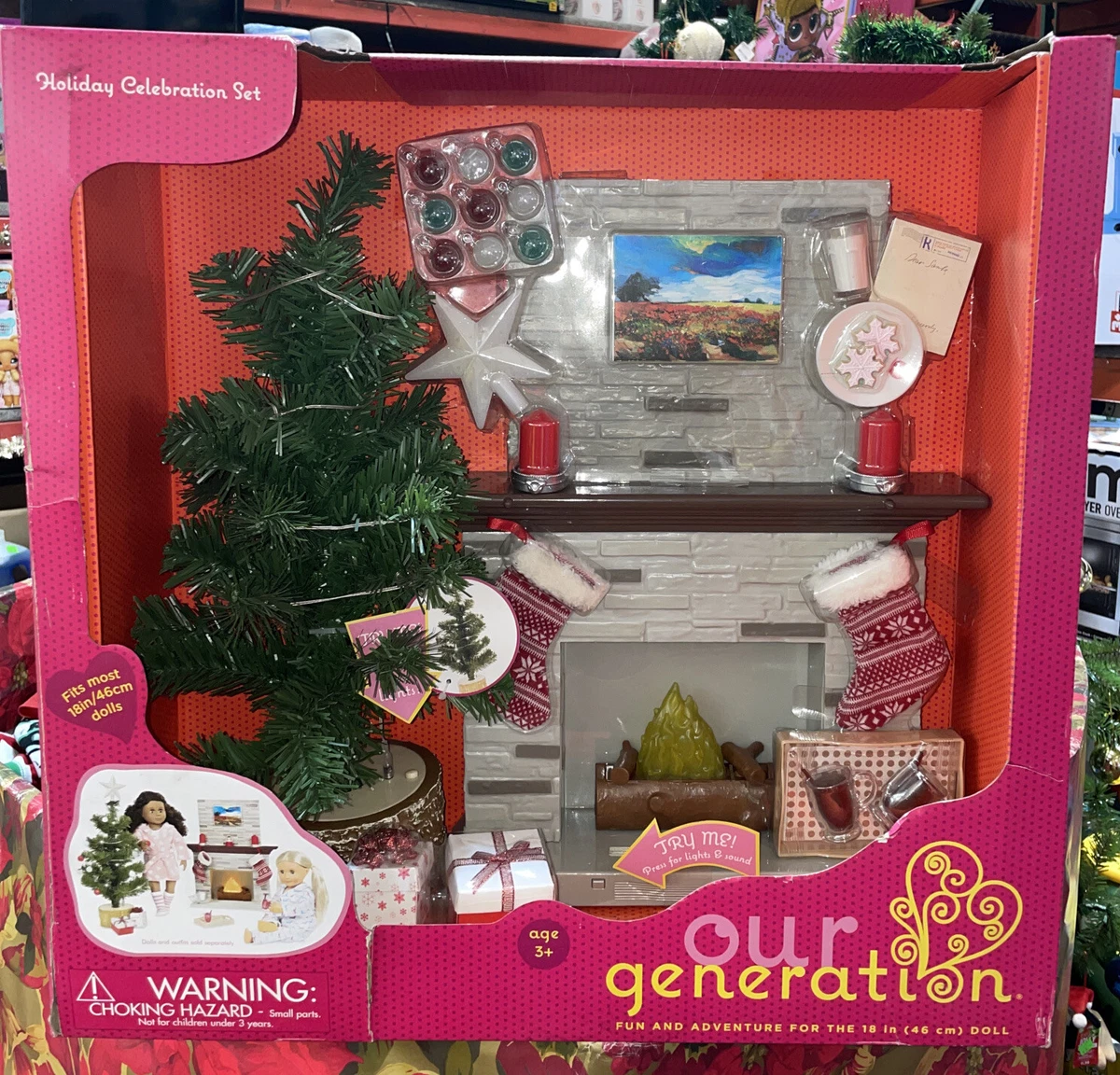 Our Generation Holiday Celebration Set Christmas Tree