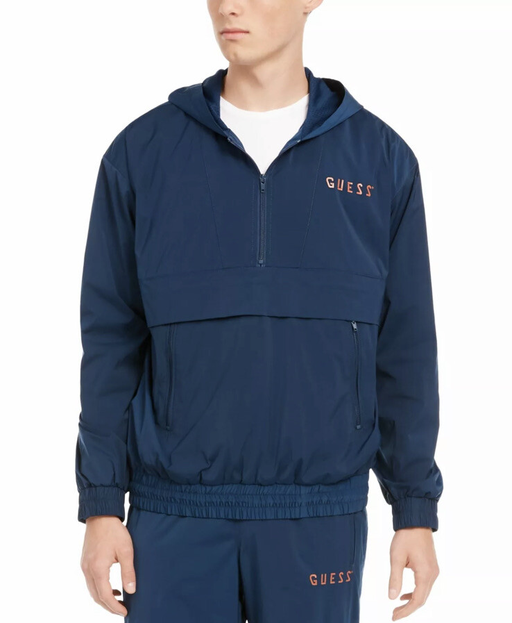 Guess Mens Jacket Blue Size XL Rebel 