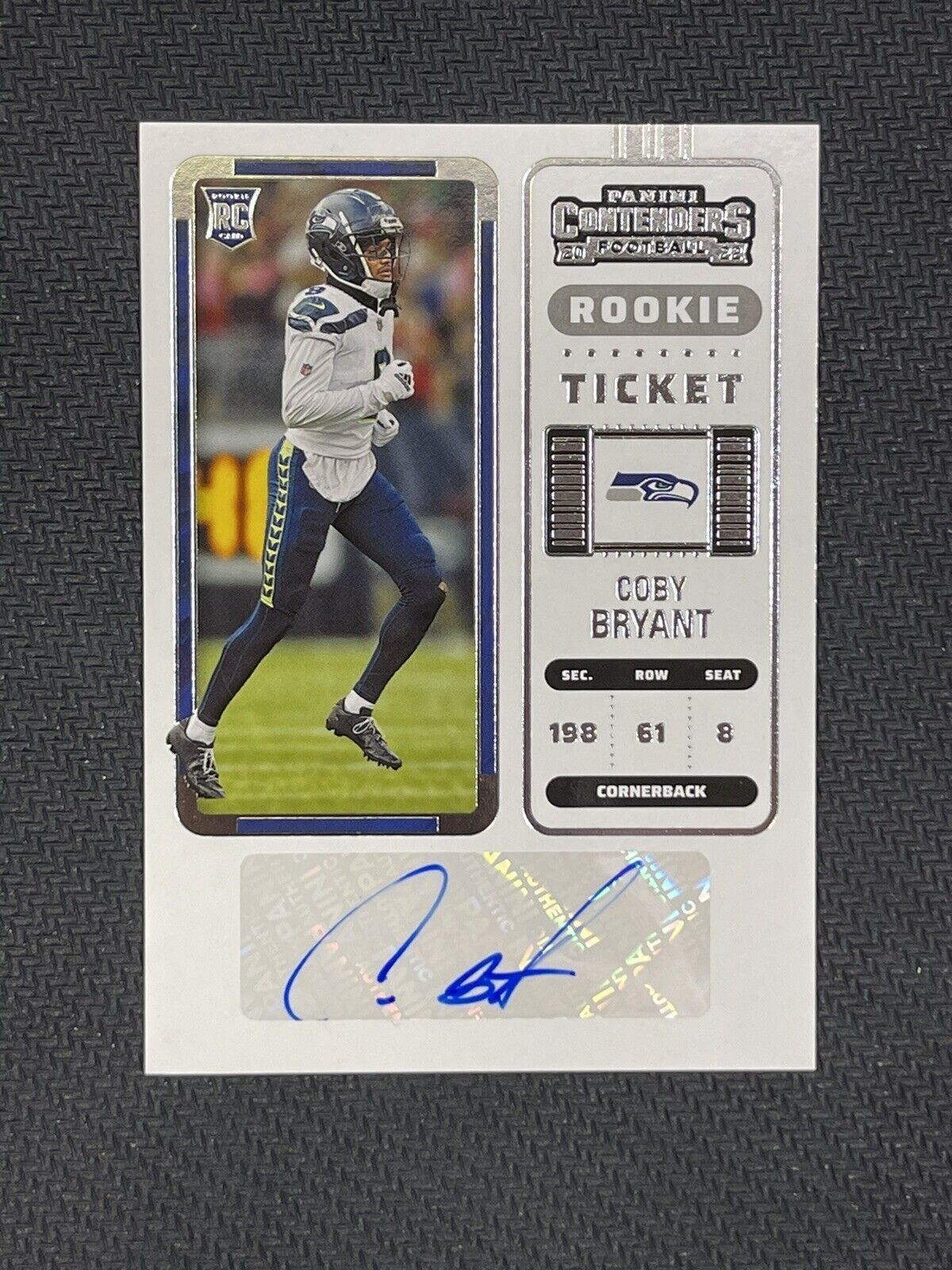 2022 Contenders Coby Bryant Rookie Ticket Autograph Auto RC #203 Seahawks