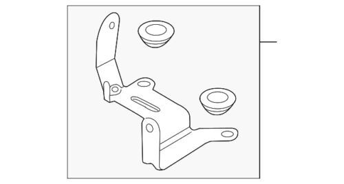 Soporte de montaje del filtro de aire para Ford F-250 Super Duty 2011-2016 (N/P BC3Z-9647-A)
