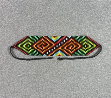 Embera Chami beaded Bracelet by women of the Colombian indigenous tribe 3065