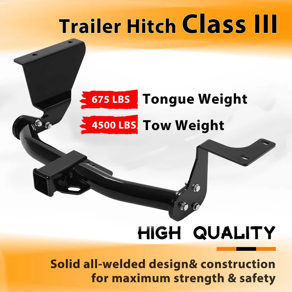 Kit de remolque receptor de enganche de remolque clase 3 parachoques trasero 2" para Honda CRV CR-V 07-11 Foto 3 de 4