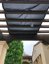 Sun Shade Screen Panel 12ft x 8ft | Gazebo Pergola Balconies Porch Patio Awning