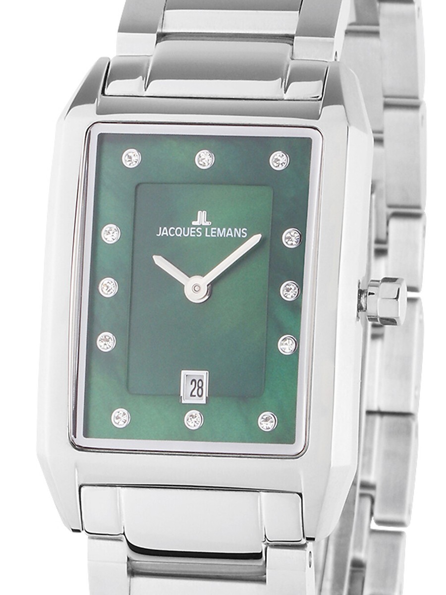 Jacques Lemans 1-2189K Torino square Ladies Watch 23mm 5ATM UK