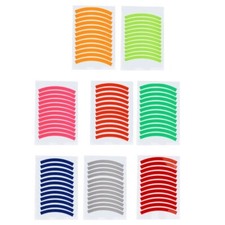 12Pcs Wheel Decoration Reflective Tire Sticker Balance Bike Warning Stickers