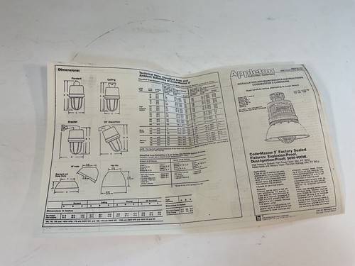 Appleton Code Master 2 Hazardous Location Light Fixture CMBL400-MT 400W Multi V - Picture 12 of 16