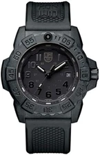 Luminox 3500 Series 1GBq LX-200 Black Dial Rubber Strap Date Men's Watch