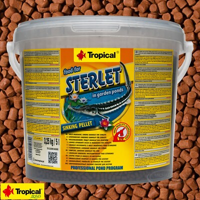 Tropical Food for Sterlet 5000ml (5L) sinkendes Granulat für Störe