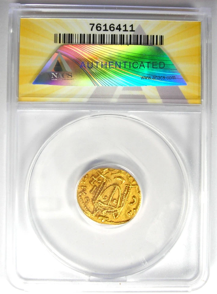 Irene Gold AV Solidus Syracuse Coin 797-802 AD - ANACS MS62 (Choice MS UNC) - Image 3 of 4