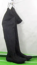 new Black Flat Round Toe Over Knee  Boot  WOMEN Size  8.5