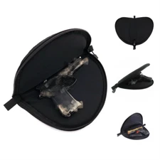 Soft Padded Hand Gun Rug 12" Case with Zippered Pouch Bag Pistol Case Hunting