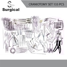 Craniotomy Surgical Instruments Set 133 PCS for Neurosurgery
