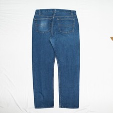1980  s Vintage Levi  s 501xx Dark Wash Made in USA Denim Jeans Size 38x32