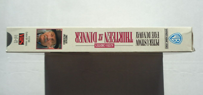 (未使用･未開封品)Thirteen at Dinner [VHS] Agatha Christie's Thriteen At Dinner 1985 TV Movie (1995) VHS tape