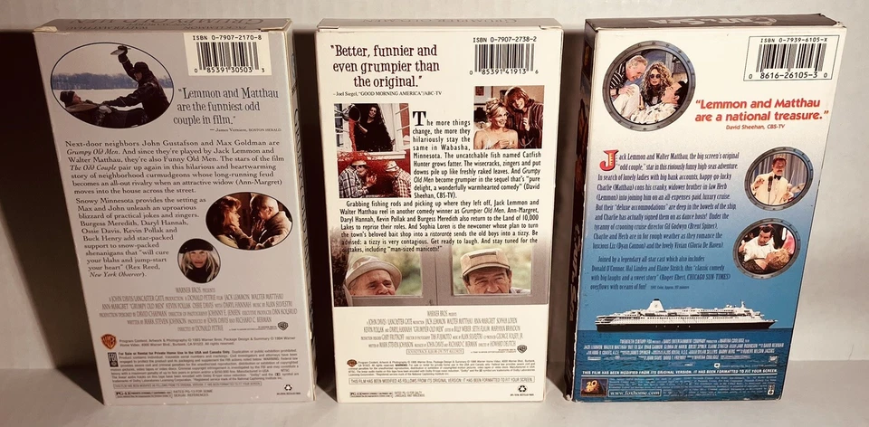 Grumpy Old Men 1, 2, & Out To Sea (3 Classics!) TESTED - Trusted Seller - Image 2 of 4