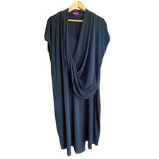Vince Camuto short Sleeve Wrap Dress Women’s size 2X Rich Black