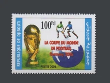 DJIBOUTI 2006 Scott 844 Michel 807 a SOCCER WORLD CUP FOOTBALL GERMANY MNH