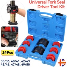 Image of Universal Motorcycle Bike Fork Seal Driver Tool Kit Installer Driver Set 35-50mm