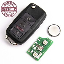 COQUE CLE POUR VW PASSAT JETTA BEETLE GOLF 433Mhz CHIP ID48 3 BOUTON 1J0959753P 