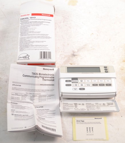 Honeywell T8635L 1013 Microelectronic Programmable Thermostat N.O.S - Picture 2 of 8