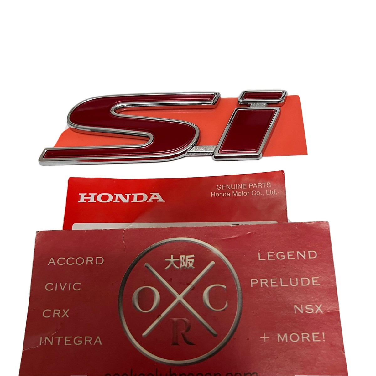 Genuine OEM 2013-15 Honda Civic Si SEDAN Rear Emblem Badge FB6