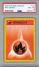 2000 Pokemon Neo Genesis, #107, Fire Energy, PSA 8, NM-MT