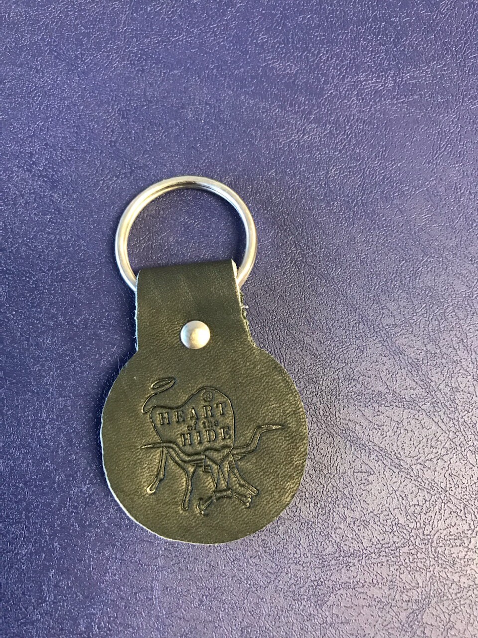 Rawlings Heart of the Hide Leather Keychain Dark Gray eBay