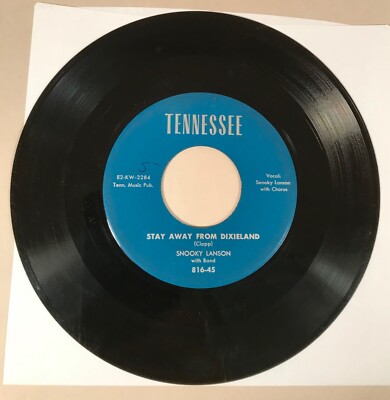 Snooky Lanson, 45 Record VG+, Time/Stay Away From Dixieland