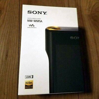 NEW SONY Digital Audio Player Portble Walkman NW-WM1A B Black 128GB Japan |  eBay