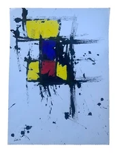 Von Allen 24" x 18" 2016 ORIGINAL Oil & Pastel Painting Titled "Honorius"