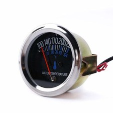 Mechanical Black Metal Pointer Water Temp Temperature Gaugesensor 2 52mm