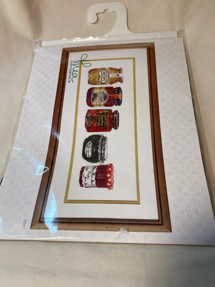 Thea Gouverneur - Ollas de mermelada #3047 - Kit de puntada cruzada - Nuevo - Hecho en Holanda Foto 3 de 4