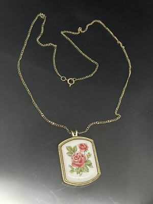 ★VINTAGE HOLLYWOOD★ Petit Pearl Rose Necklace_VH2435NE009M Welcome to joyful online shopping!