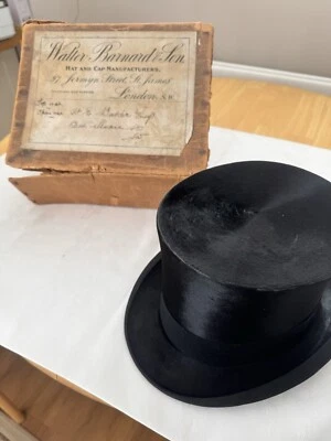 Vintage Walter Barnard & Son Silk Top Hat - Image 1 of 4