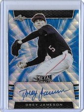 2019 Leaf Metal Draft DREY JAMESON Blue Wave Prismatic Auto RC /20 Diamondbacks