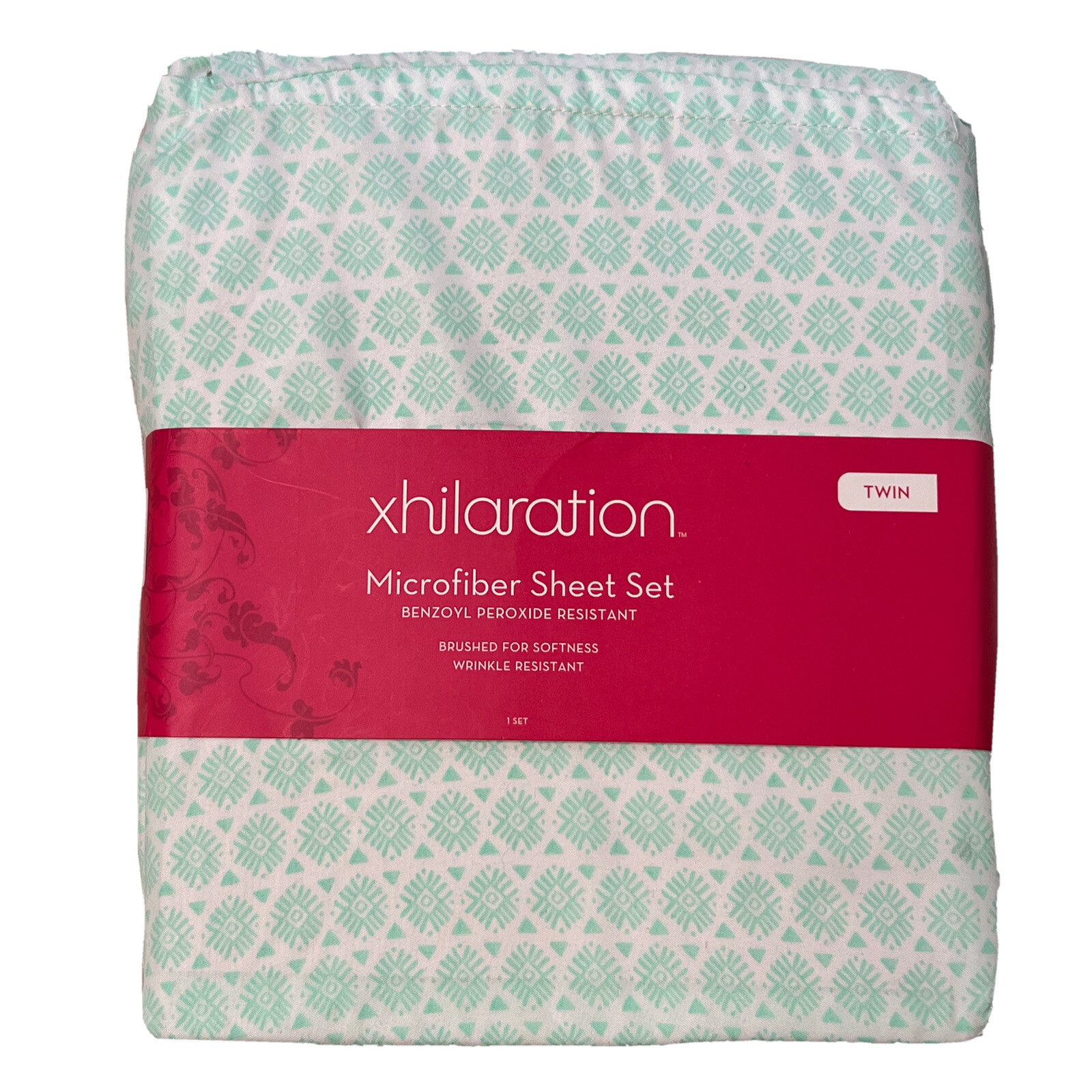 Xhilaration Mint Cool Burst Sheet Set (twin) eBay