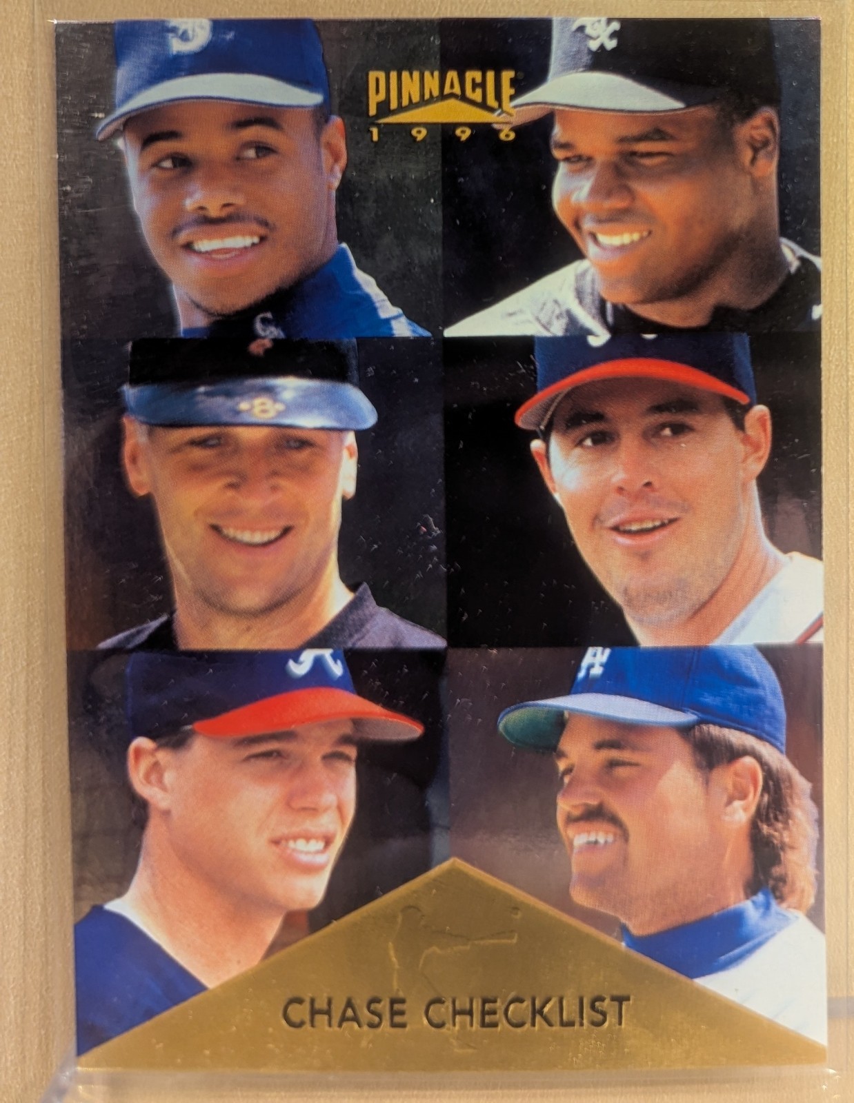 1996 Pinnacle FOIL #399 Ken Griffey Jr Cal Ripken Chipper Jones Frank Thomas HOF