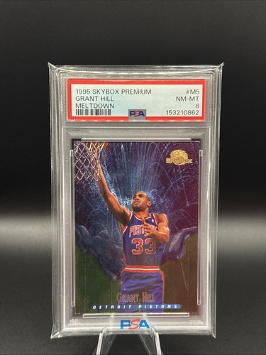 Grant Hill #M5 1995 Skybox Premium Meltdown card