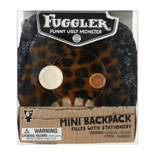 Fuggler Cheetah Mini Backpack Notebook, Stickers, Keyring Markers
