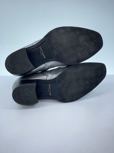 SAINT LAURENT Zip laterale Stivali 41 Argento