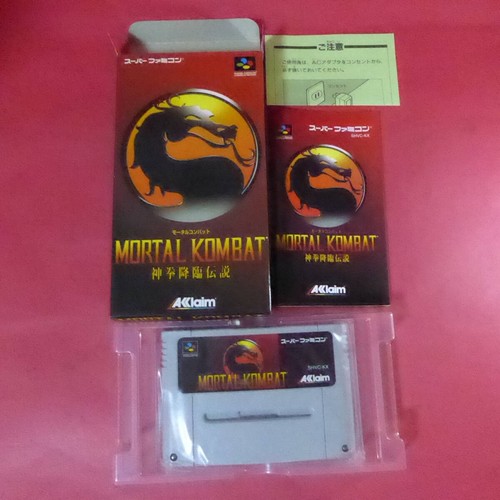 Mortal Kombat Para Super Famicom Japonés Re-pro