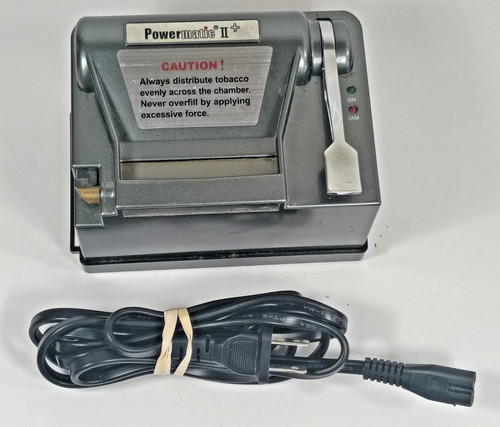 Powermatic II+ Electric Cigarette Injector Machine w/ Power Cord.