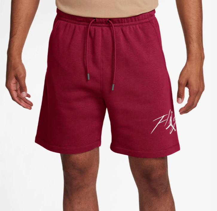 Jordan Essential Fleece HBR Shorts White Red FN4535-677 Mens Sz Small- XL 8090₽