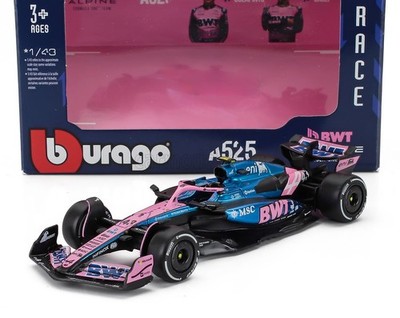 BURAGO 1/43 F1 ALPINE A525 2025 FRANCO COLAPINTO STATISCHES MODELL DIECAST